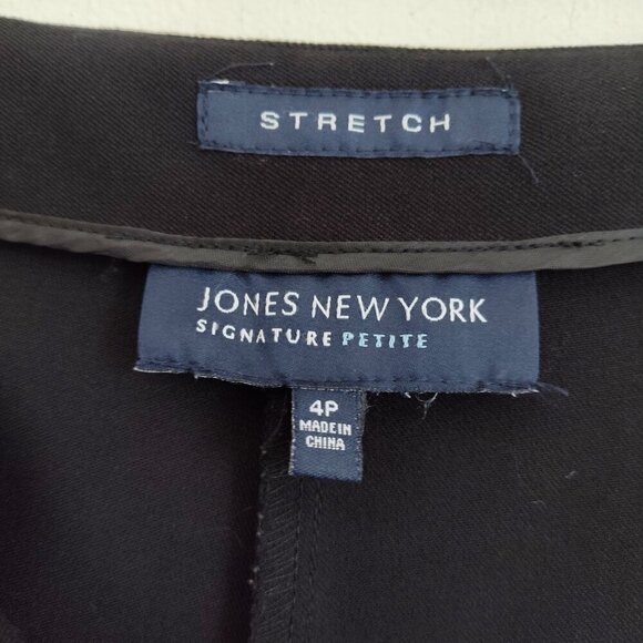 Ladies Petite SZ 4P Jones New York Bundle (2 Pairs) Black Skinny Leg Pants - Picture 4 of 4